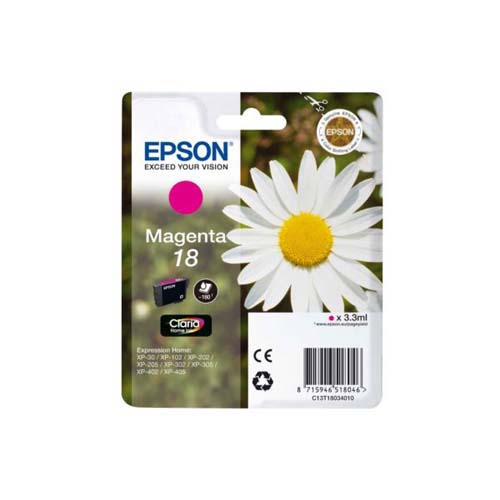 Inkt Epson 18 Magenta (C13T18034010)