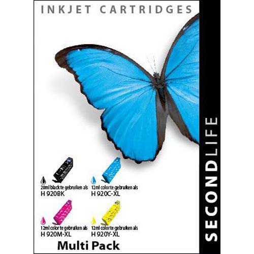 SecondLife - Multipack HP 920 BK