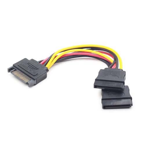 Cable sata power Y-cable 1 to 2- 5