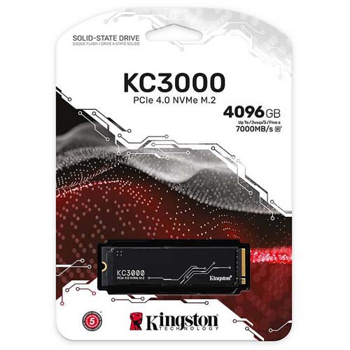 4TB M.2 PCIe NVMe Kingston KC3000- 7000/7000