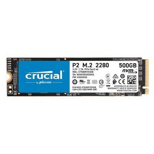 Crucial P3 500GB SSD  M.2. 3500/1900