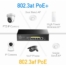 Cudy 5 Poort 1Gbit PoE+ /1x SFP GS1005PTS1