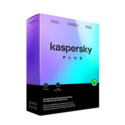 AV Kaspersky Plus Benelux Edition 5 Device -1 Jaar