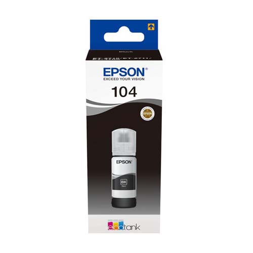 Epson 104 EcoTank Inktfles Zwart 65