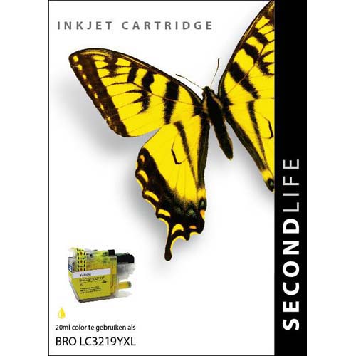 SecondLife - Brother LC3219 XL Yellow 20ml