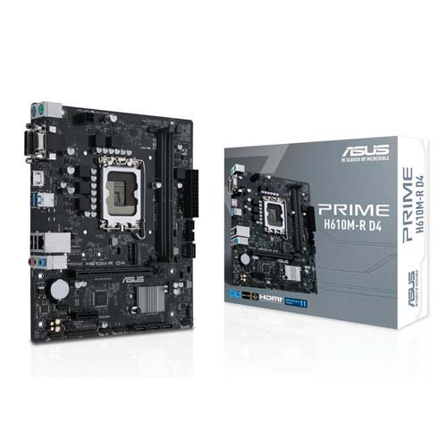 Asus 1700 PRIME H610M-R D4 DDR4/M.2/HDMI/DVI/VGA/µATX