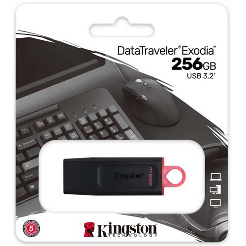 USB 3.2 FD 256GB Kingston DataTraveler Exodia