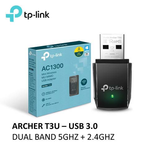 TP-Link ARCHERT3U DualBand AC1300 USB
